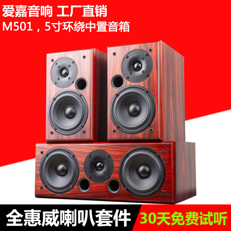 Aijia M501 Central Surround Speaker Uses Huiwei C5N X1ii Speaker Fever HiFi Home Theater 5-Inch