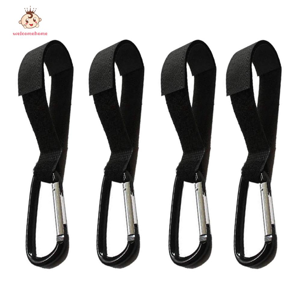 【welcomehome】4pcs Mummy Buggy Clip Pram Pushchair Stroller Hook Shopping Bag