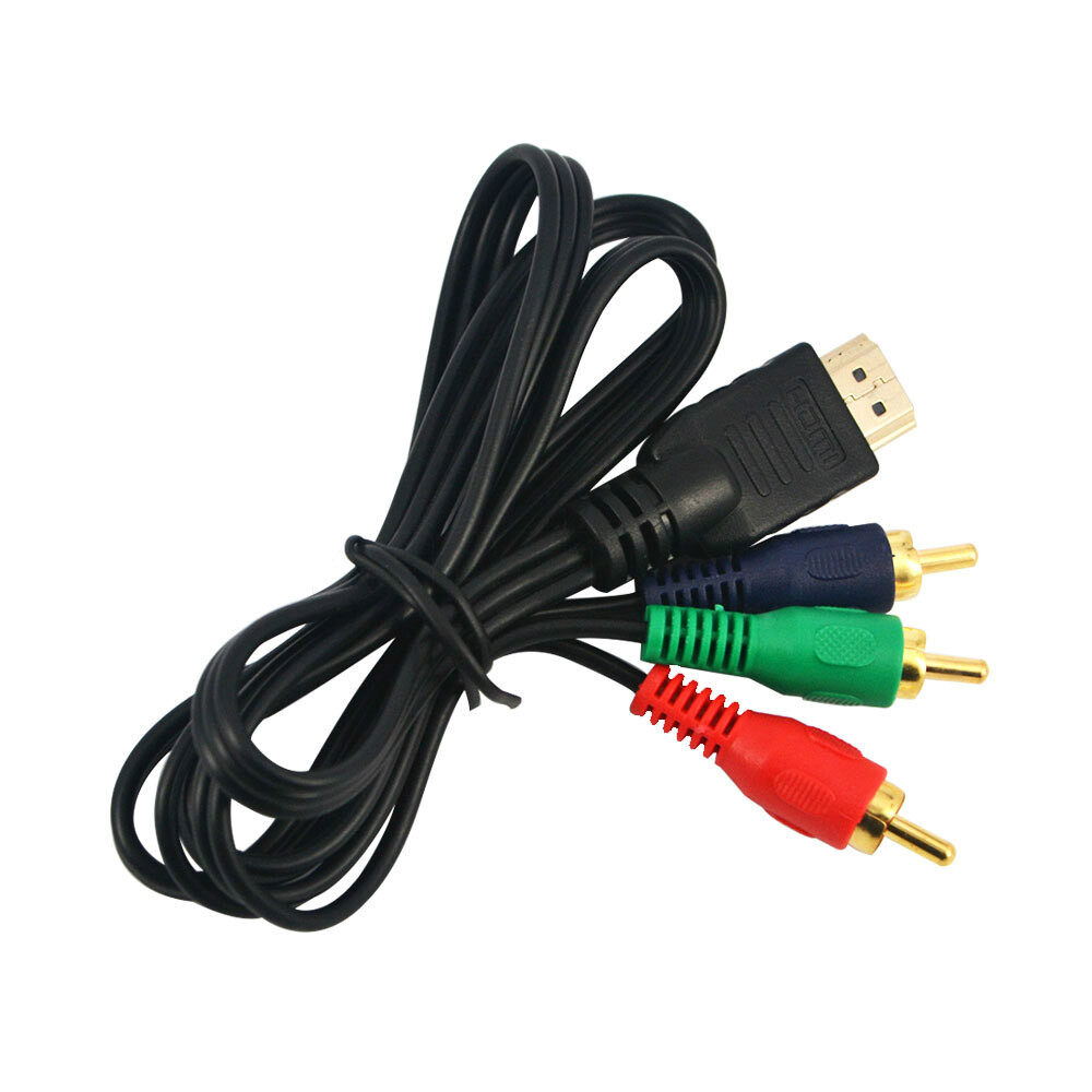 Video Audio HDMI Male to 3 RCA AV Cable Adapter Audio Video Component DV Convert HDMI to 3-RCA TV Adaptor Line For HDTV