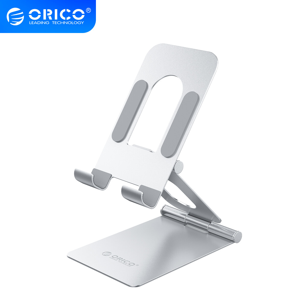 ORICO Mobile Phone Holder Adjustable Holder Stand for iPhone 12 Xiaomi mi 9 Metal Foldable Table Stand Desk(LST-S1)
