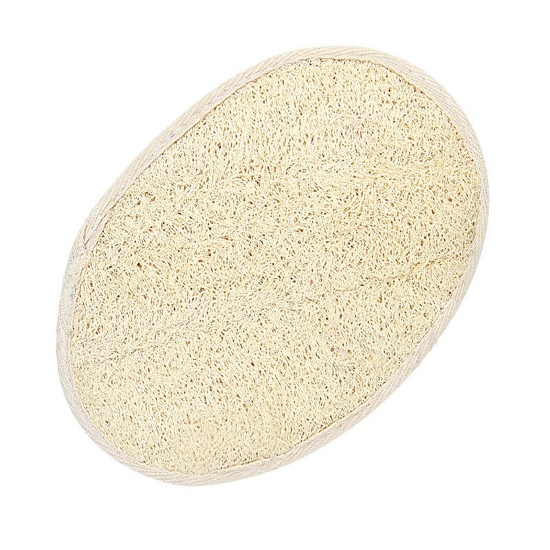 HOLD LIVE Natural Loofah Sponge Bath Ball Shower Scrub 1PCS Cleaning Face Body Pad Brush Massage Scrubber I5H2