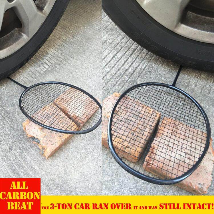 ALP RR 2Pcs With Bag 100% Carbon 4U G5 25Lbs Badminton Racket Beginner Level Genuine Men and Women Training  Professional Offensive Type for Home Entertainment Fitness White Black Red Pink