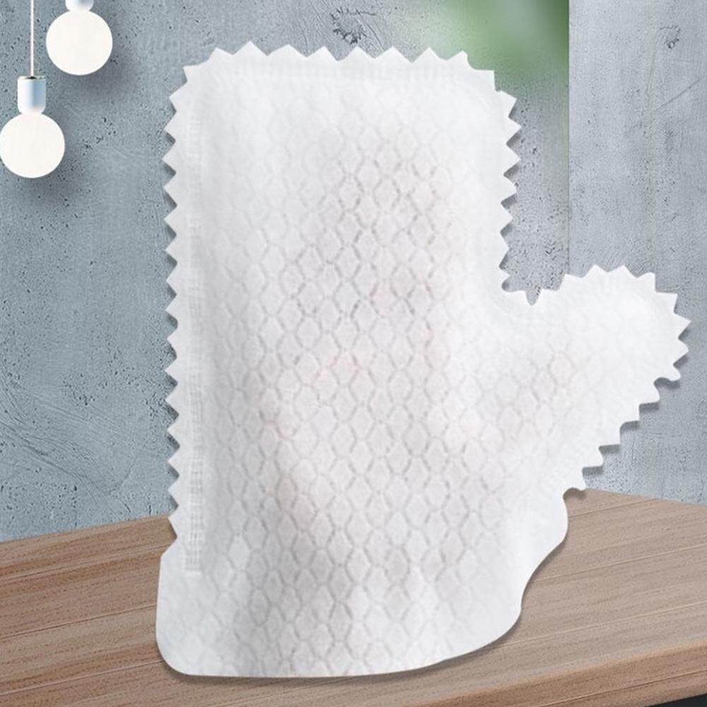 10 Pcs/set Fish Scale Cleaning Duster Gloves Non-woven Disposable Gloves Cleaning Non-woven Fabric Z9R5