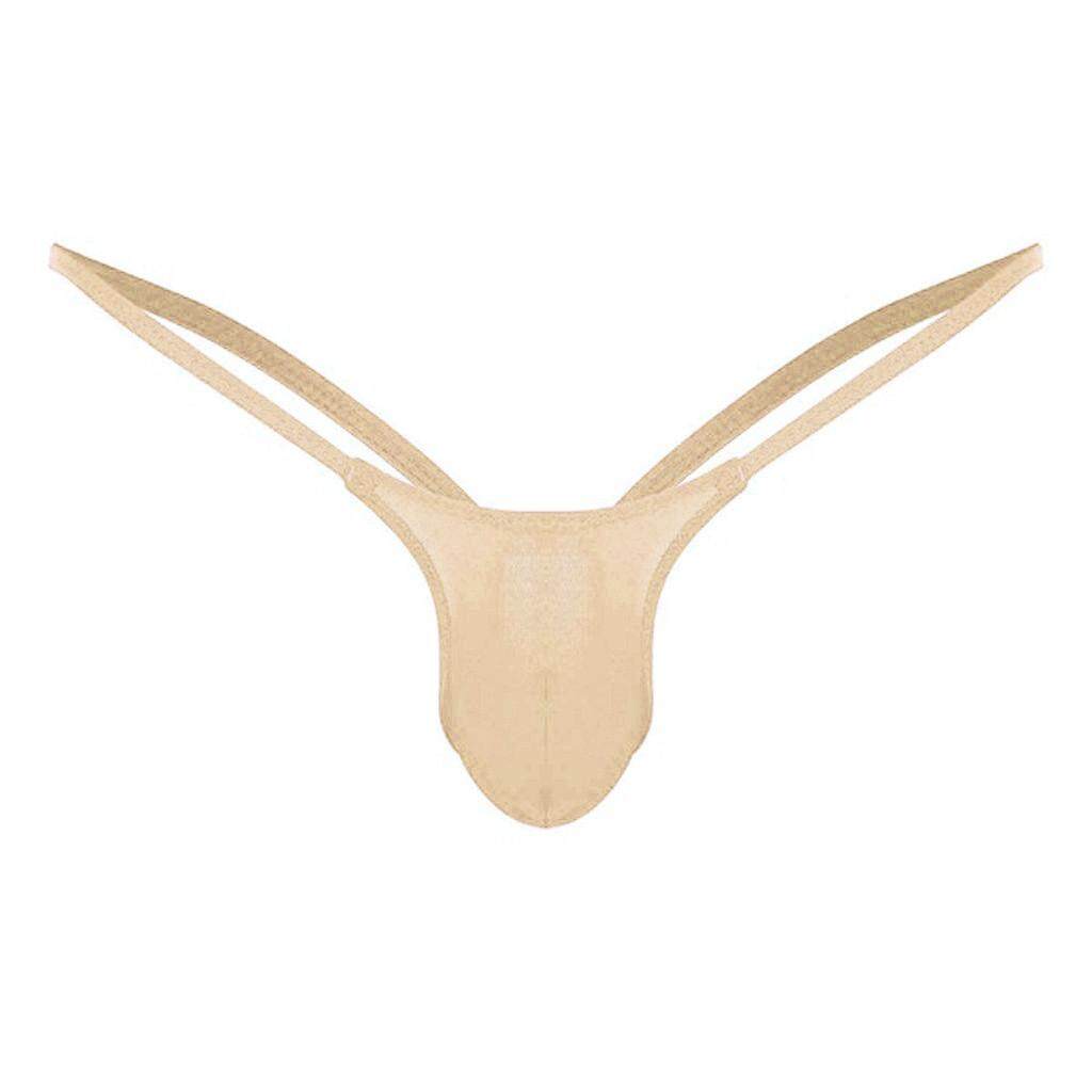 u76yujyuj11 Open Back Mens Underpants Low Waist Briefs G string Thong Underwear briefs men sale original Polyester Dark Blue XXL