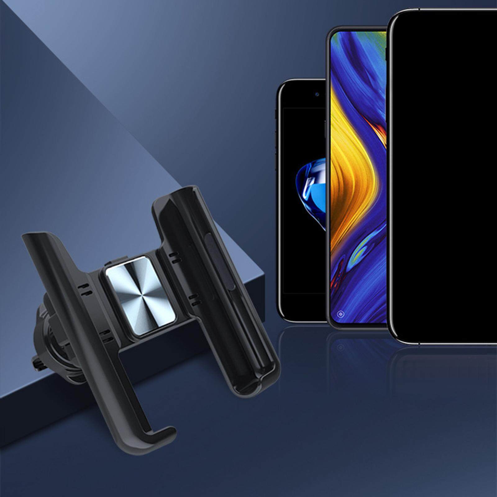 milageto Air Vent Telescopic Hook Car Phone Holder 360 Rotation for Vehicles