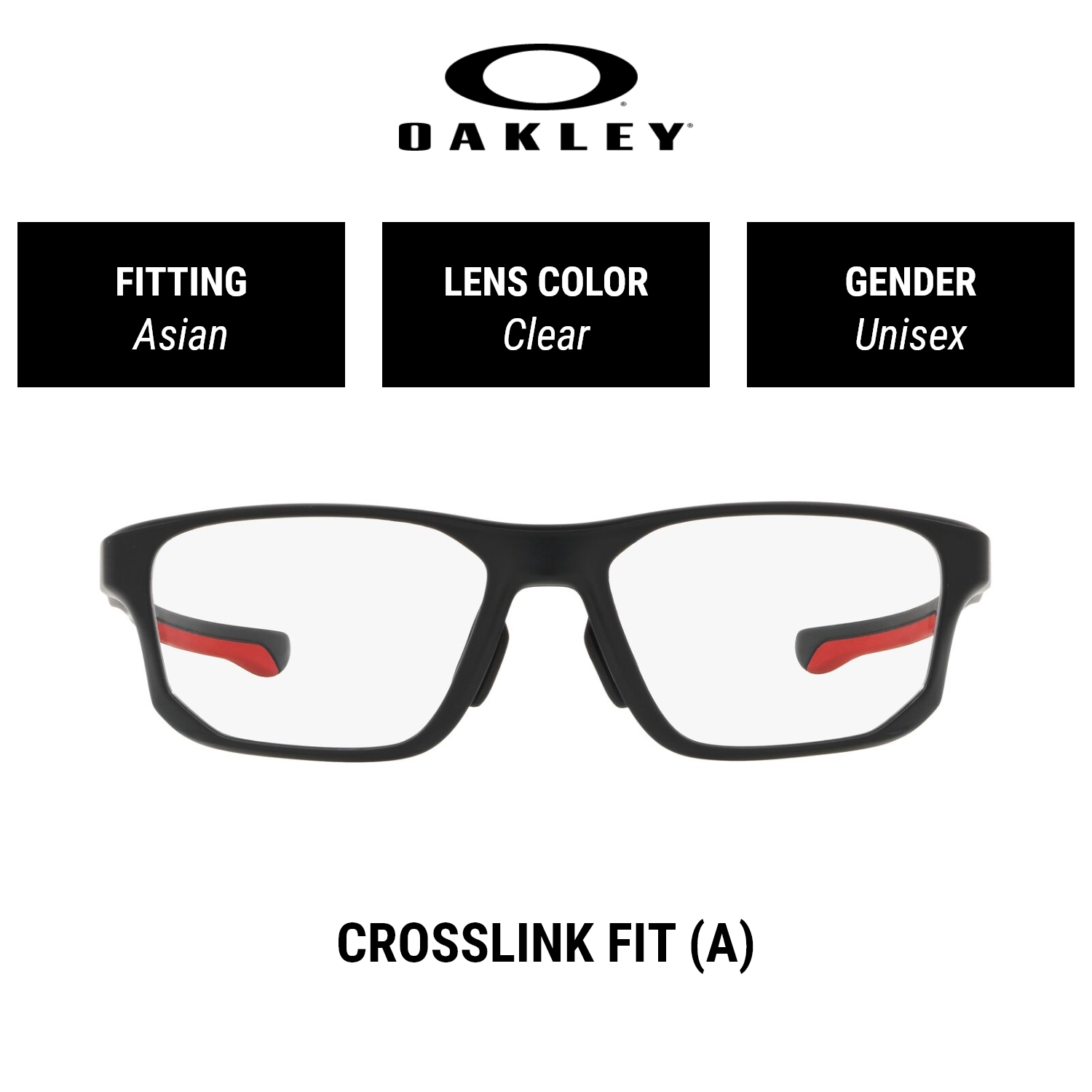 OAKLEY Crosslink Fit (A)  OX8142 814204  Glasses  Unisex  56mm