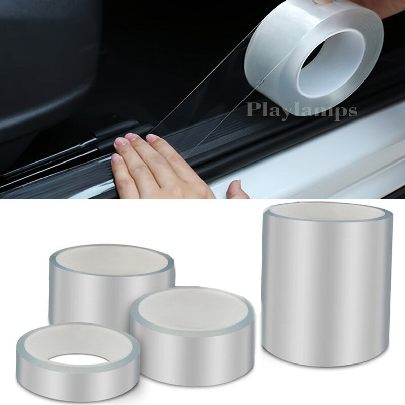 10/15/30/50cm Car Sticker interior Protection Film Car Bumper Hood High Strength Anti Scratch Film Clear Transparent Car Stickers and Decals