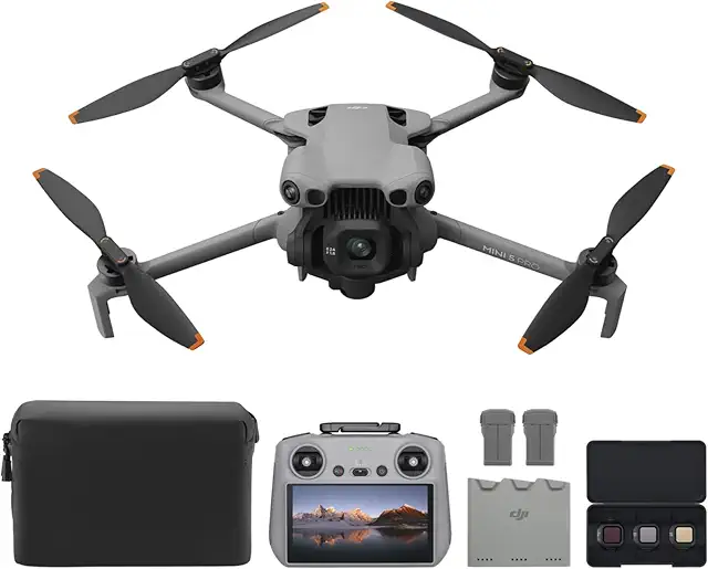 DJI Mini 5 Pro Fly More Combo Plus with DJI RC 2, Drone with Camera, 1-Inch CMOS, 4K Drone for Beginners
