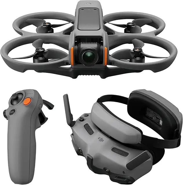 DJI Avata 2 Fly More Combo (1 Battery), FPV Drones with Camera for Adults 4K, Immersive Experience